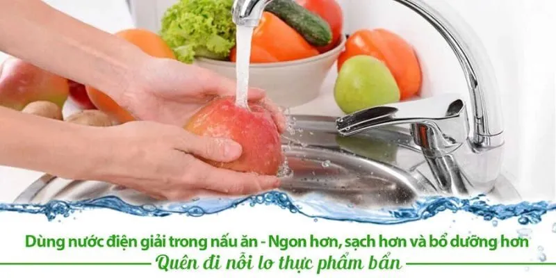 Sử Dụng Nước Điện Giải Để Nấu Ăn
