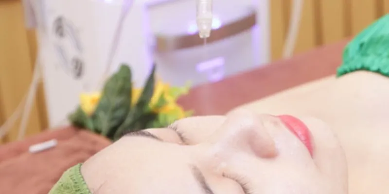 Chăm sóc da với oxy tươi 