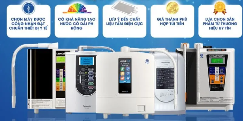 máy lọc nước ion kiềm Nhật Bản